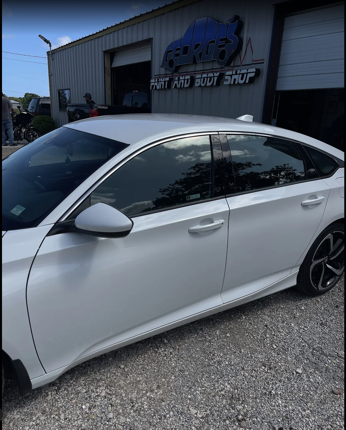 Honda Accord Sport after repair at George's Paint & Body Shop